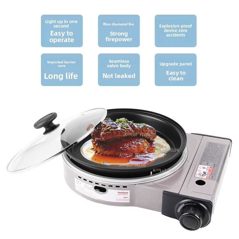 Home Cooking Gas Stove - Przenośna, wiatroodporna kuchenka gazowa na butan