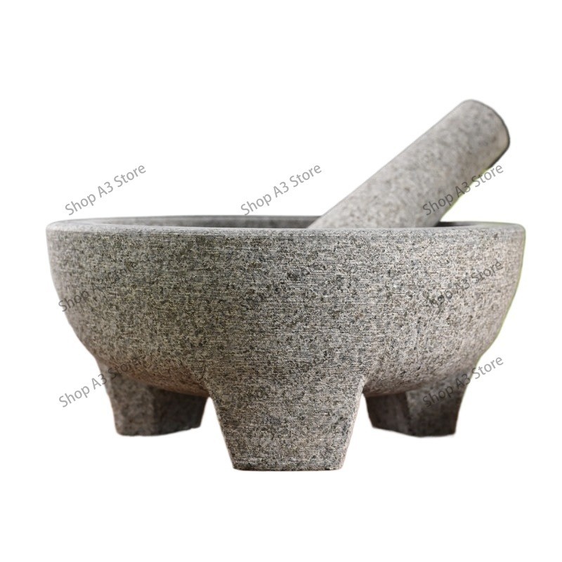 Mortar Pestle Granite - Granitowy tłuczek z kamienia naturalnego do