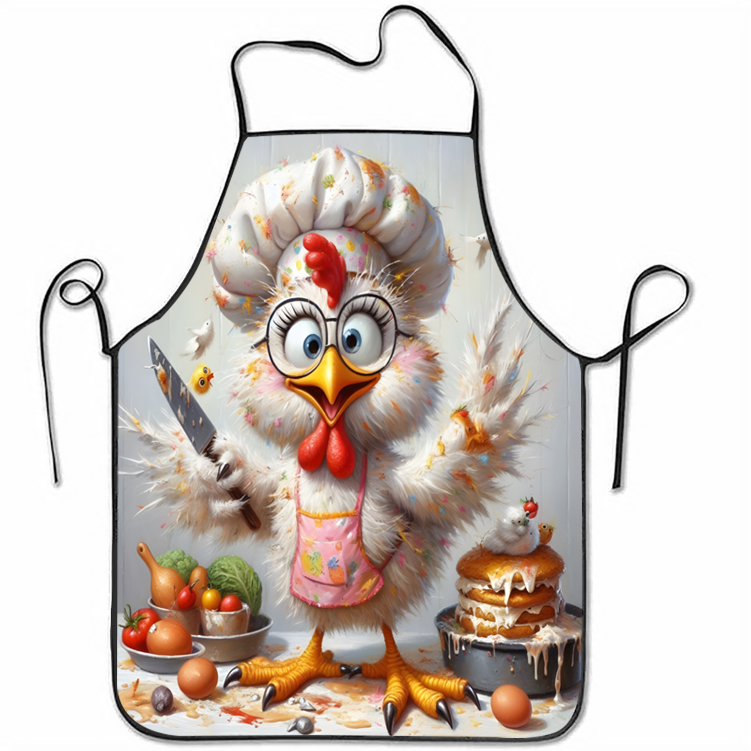 Zabawny fartuch kuchenny z kur – Mom'S Home Cooking recenzja i cena