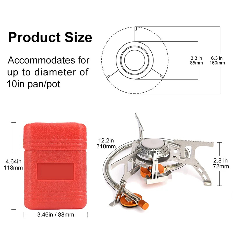 Kempingowa kuchenka gazowa Prz – Home Cooking Gas Stove recenzja i cena