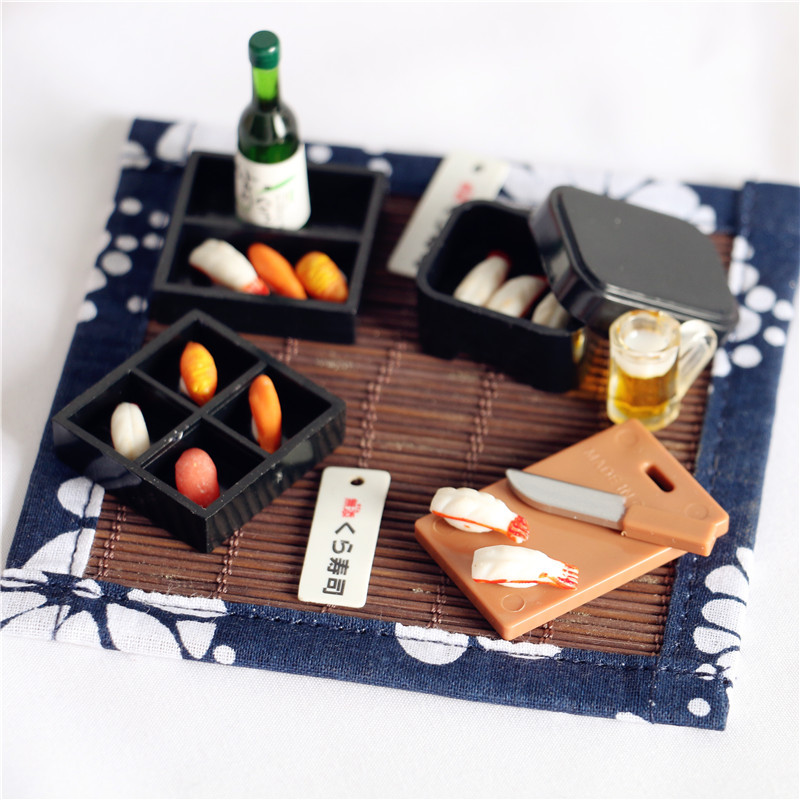 Miniautre Sushi Dollhouse Mini – Home Cooking Japanese Food recenzja i cena