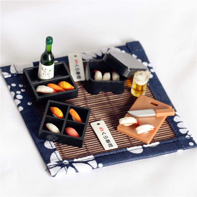 Miniautre Sushi Dollhouse Mini – Home Cooking Japanese Food recenzja i cena