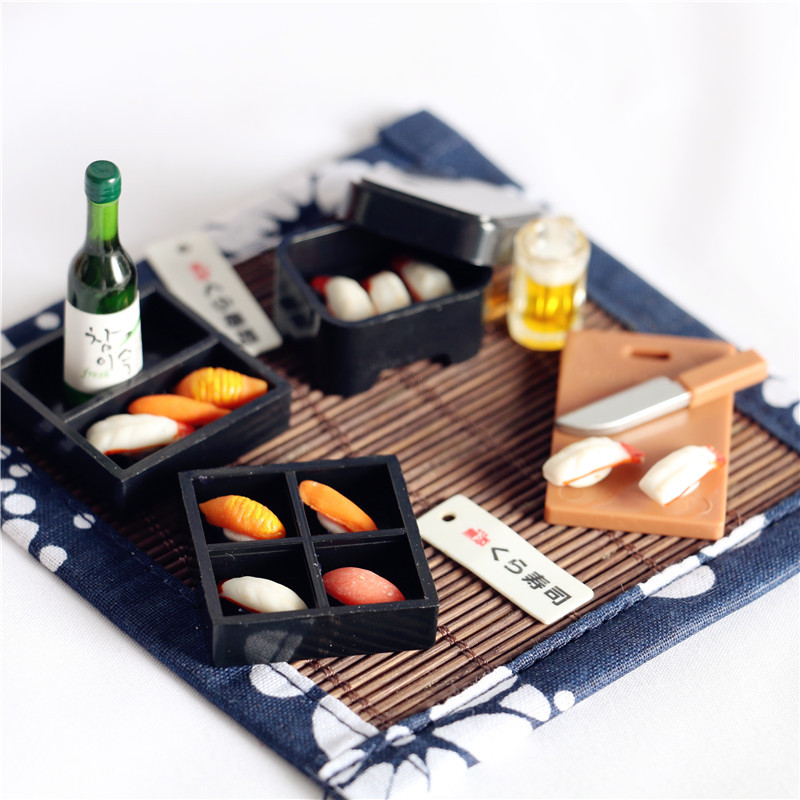 Miniautre Sushi Dollhouse Mini – Home Cooking Japanese Food recenzja i cena