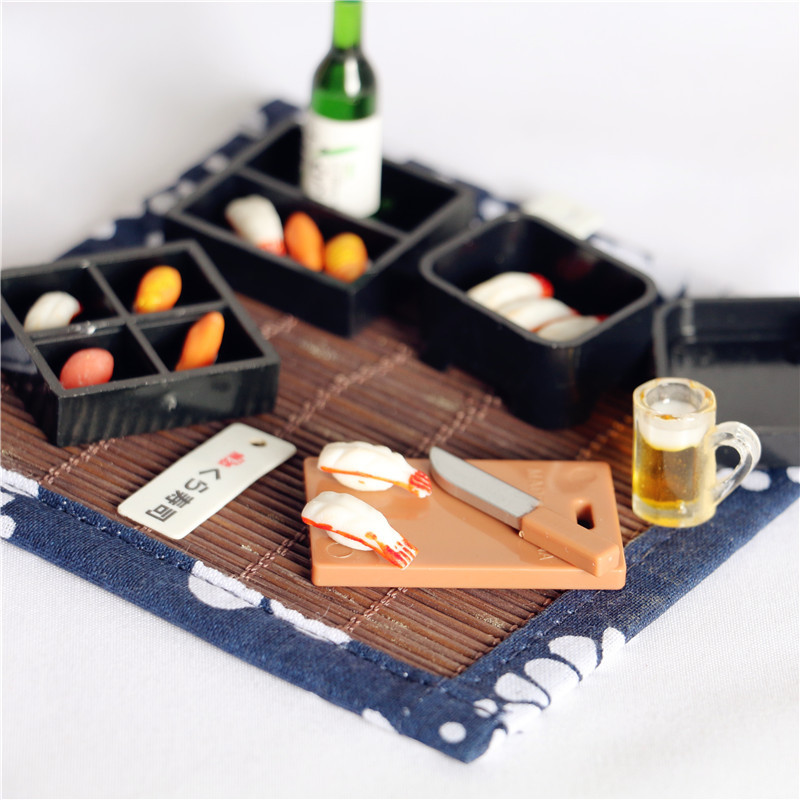 Miniautre Sushi Dollhouse Mini – Home Cooking Japanese Food recenzja i cena