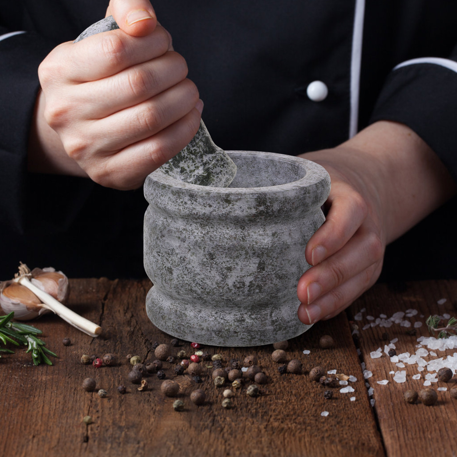 1 Zestaw Granitowy Zestaw do R – Mortar Pestle Granite recenzja i cena