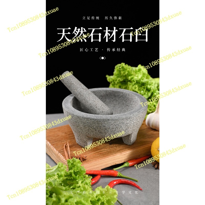 Naturalny granitowy moździerz  – Mortar Pestle Granite recenzja i cena
