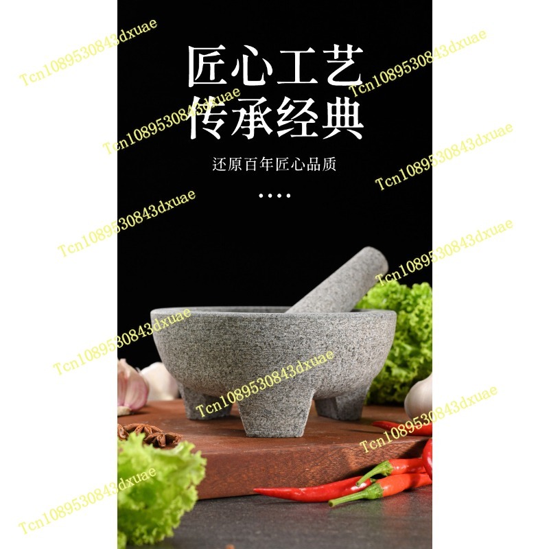 Naturalny granitowy moździerz  – Mortar Pestle Granite recenzja i cena